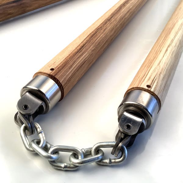 Rattan Three-Section Staff - Wood 3 Section Staff - Martial Arts Chain Staff