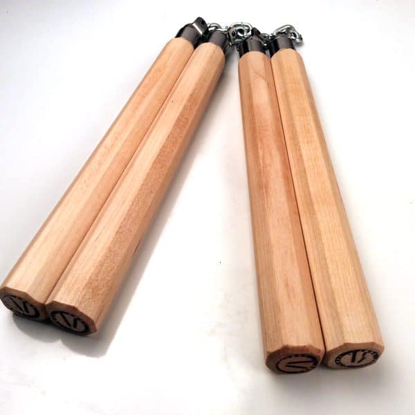 Hard Maple Chain Nunchaku set American Nunchaku