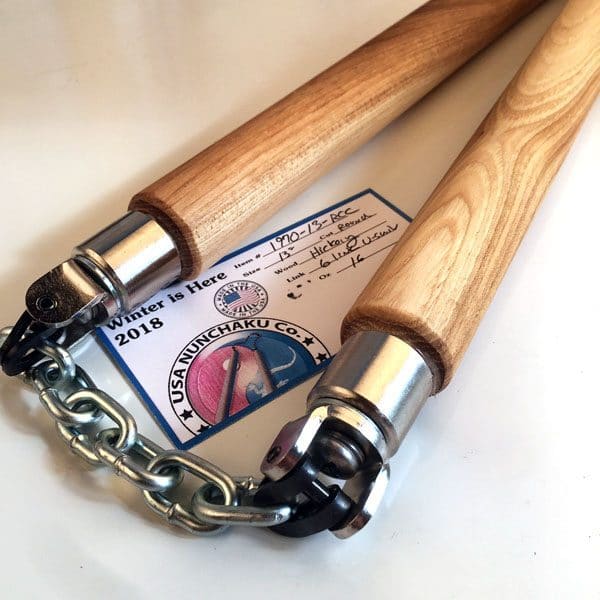 13 inch Hickory U swivel Round