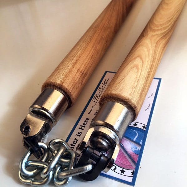 13 inch Hickory U swivel Round
