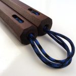 13 inch Brazilian Walnut Nunchaku