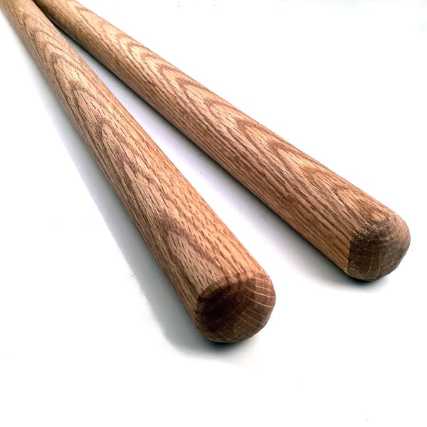 Traditional Red Escrima Stick - Wooden Kali Stick - Red Escrima Sticks