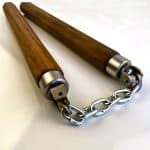 Teak Chain Nunchaku
